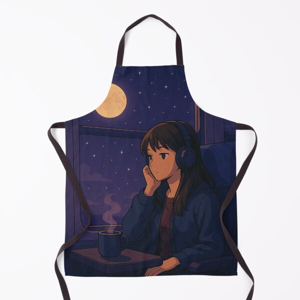 Item preview, Midnight Train Thoughts | Lofi Night Art designed and sold by DreamCraze.