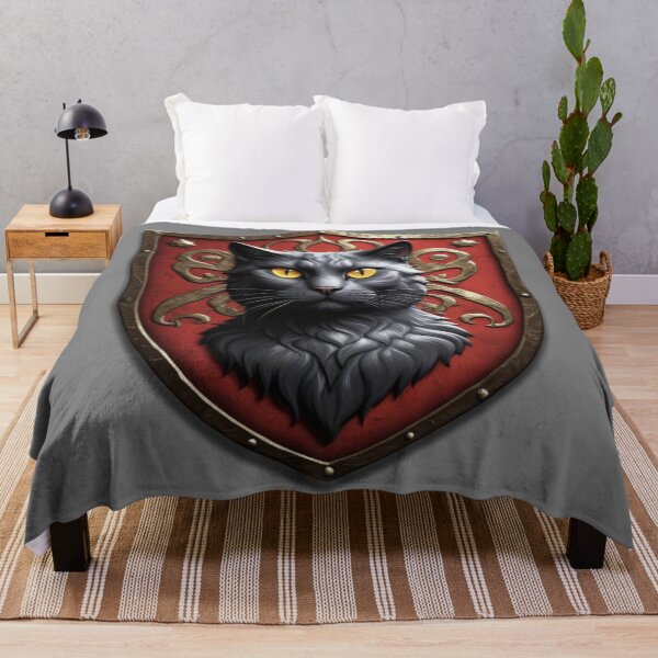 Item preview, BEAUTIFUL RUSSIAN BLUE CAT COAT OF ARMS (#808080) designed and sold by Marlon Oseguera.