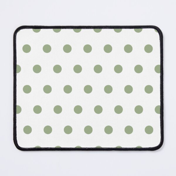 Item preview, Soft Sage Green and White Textured Polka Dot Grid designed and sold by GenAumonier.