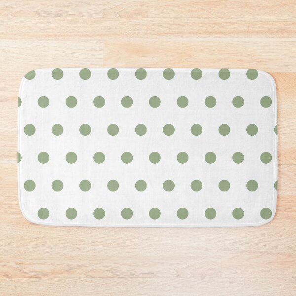 Item preview, Soft Sage Green and White Textured Polka Dot Grid designed and sold by GenAumonier.