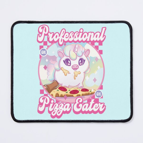 Item preview, Professional pizza eater Unicorn designed and sold by CharmingChains.