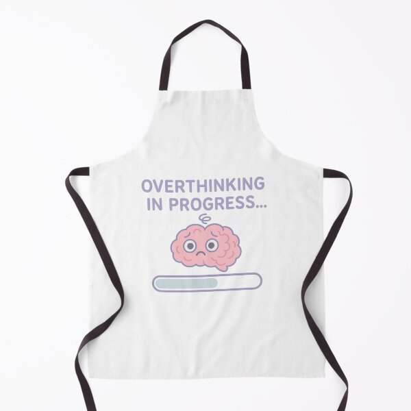 Item preview, Overthinking in Progress - Funny Mental Health Loading Bar designed and sold by Designeerguy.