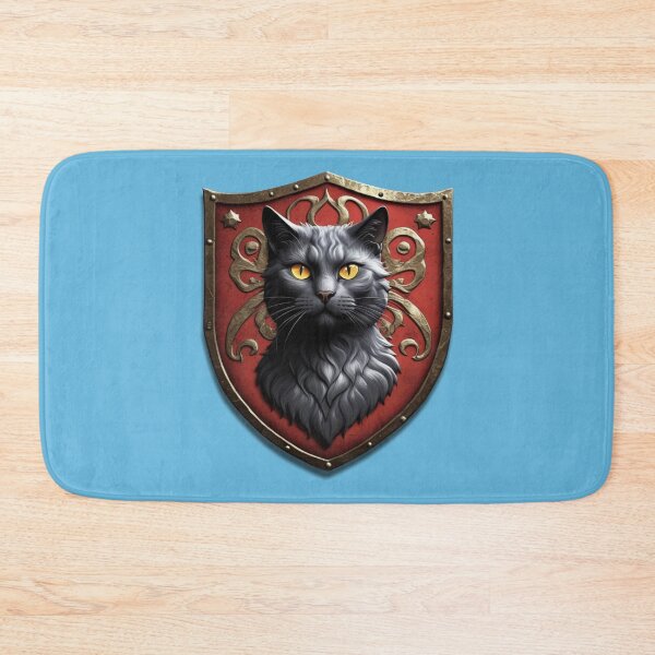 Item preview, BEAUTIFUL RUSSIAN BLUE CAT COAT OF ARMS (#65B7DD) designed and sold by Marlon Oseguera.