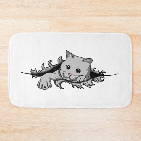 Item preview, Curious Cat Tearing Reality designed and sold by Tavo’s Studio.