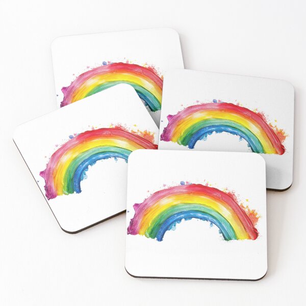 Item preview, "Colorful Brush Stroke Rainbow – Pride Artistic T-Shirt Design" designed and sold by AchaRat.