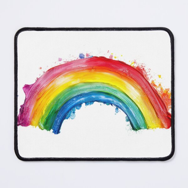 Item preview, "Colorful Brush Stroke Rainbow – Pride Artistic T-Shirt Design" designed and sold by AchaRat.