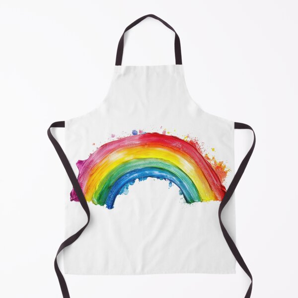 Item preview, "Colorful Brush Stroke Rainbow – Pride Artistic T-Shirt Design" designed and sold by AchaRat.