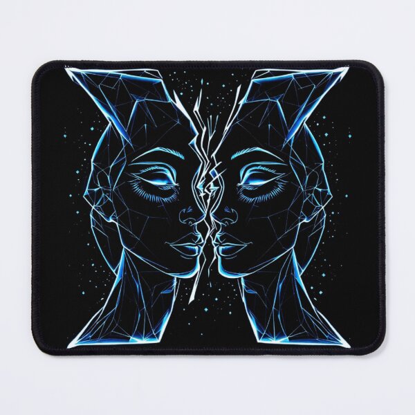 Item preview, Gemini – “Split Code Twins” designed and sold by GL1TCH-WEAR.