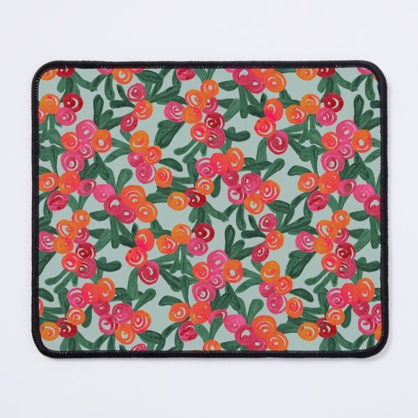 Item preview, Abstract Rose Garden Watercolor Flowers Pink Yellow Red designed and sold by GenAumonier.