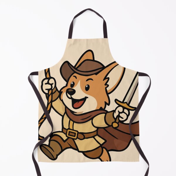 Item preview, Swashbuckler Corgi – Sword & Style designed and sold by BarkandStick.