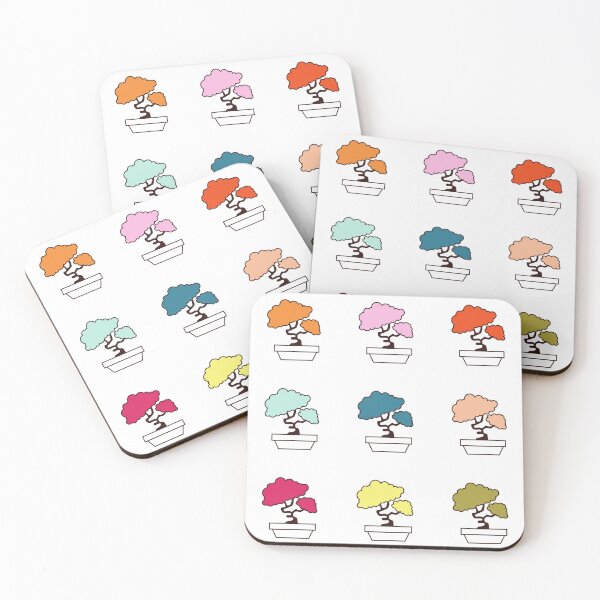 Item preview, Color Pop Bonsai Trees Sticker Pack designed and sold by Croquis & Delight.