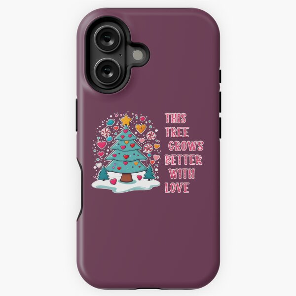 Item preview, This tree grows better with love , christmas xmas designed and sold by justine-bmw.
