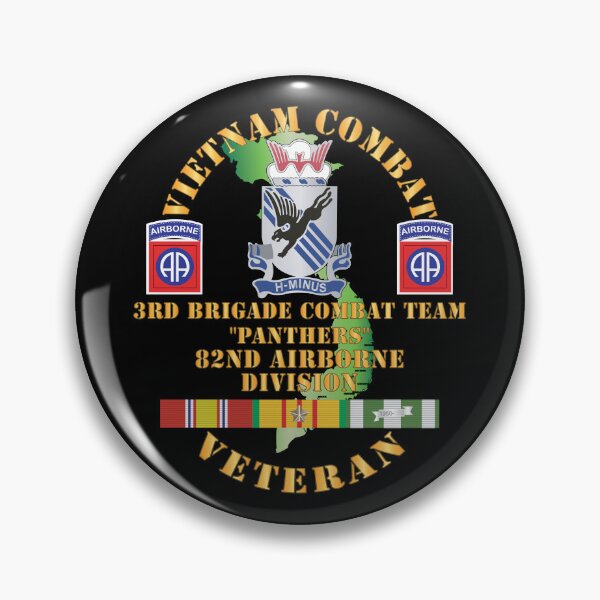 Item preview, Army - Vietnam Combat Vet - 3rd Bde Cbt Team, 82nd Airborne Div - PANTHERS - VN SVC  X 3 designed and sold by Military Insignia Products.