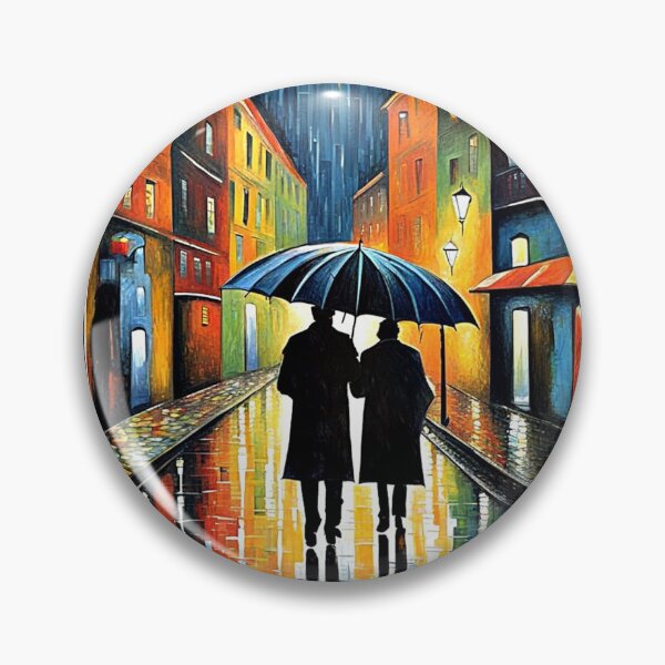 Item preview, Couple under umbrella 2 designed and sold by George Hutton Hunter.