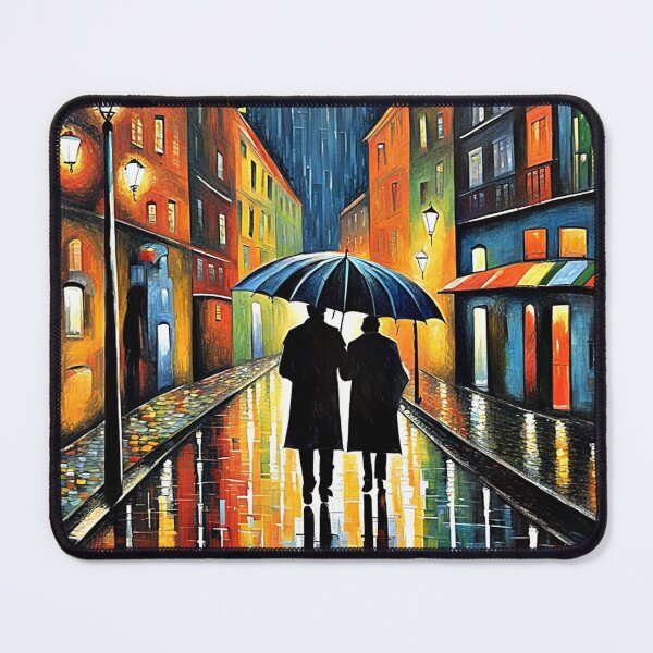 Item preview, Couple under umbrella 2 designed and sold by George Hutton Hunter.