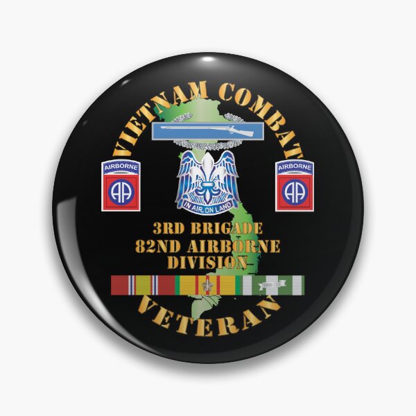 Item preview, Army - Vietnam Combat Vet - 3rd Bde 82nd Airborne Div DUI w VN SVC  X 300 designed and sold by Military Insignia Products.