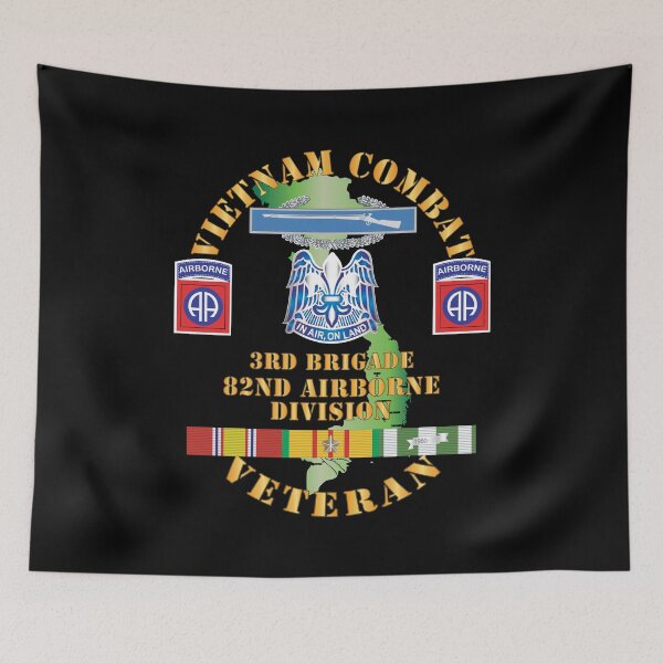Item preview, Army - Vietnam Combat Vet - 3rd Bde 82nd Airborne Div DUI w VN SVC  X 300 designed and sold by Military Insignia Products.