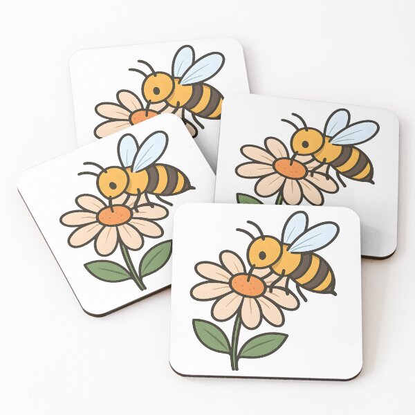 Item preview, Bee are flying to the flowers to pollinate. designed and sold by CHAMP639.