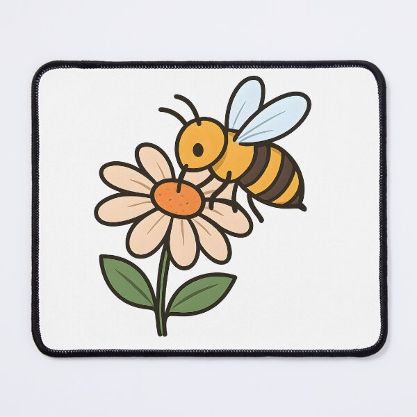 Item preview, Bee are flying to the flowers to pollinate. designed and sold by CHAMP639.