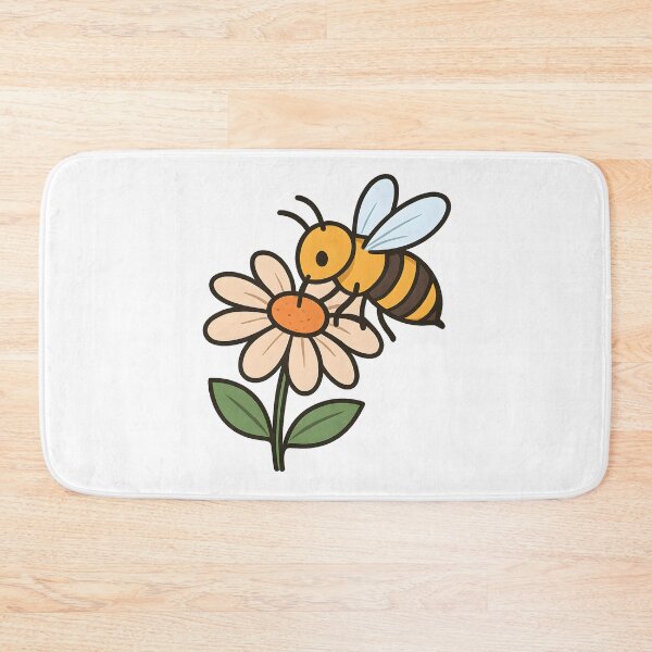 Item preview, Bee are flying to the flowers to pollinate. designed and sold by CHAMP639.