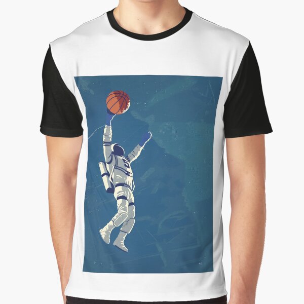Artikel-Vorschau von Astronaut dunkt Basketball im Weltraum, designt und verkauft von MidCenturyStore.
