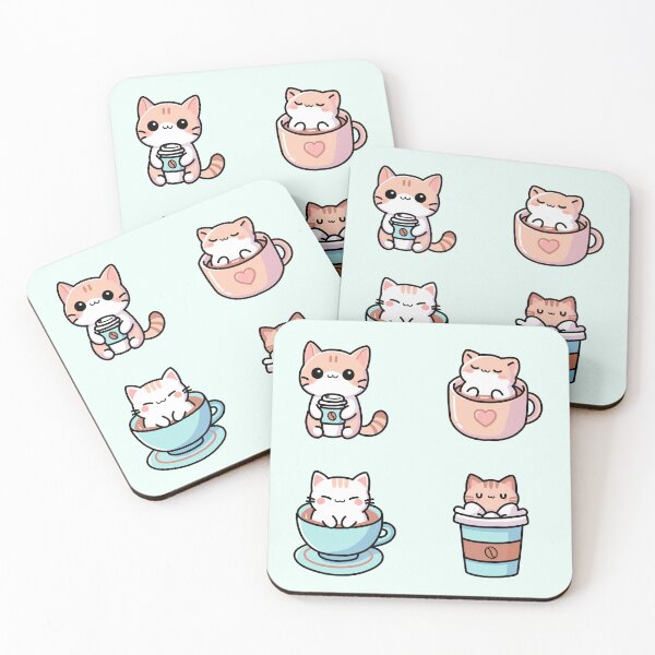 Item preview, Coffee Cats designed and sold by CaramelCryptid.