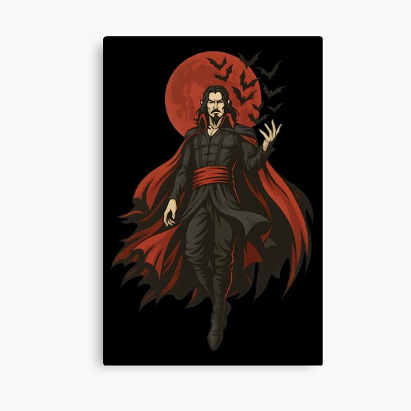 Aperçu de l'œuvre Fan art Dracula Castlevania Netflix – Sticker vectoriel Seigneur vampire gothique | Esthétique sombre de l'anime créée et vendue par WAUZ.