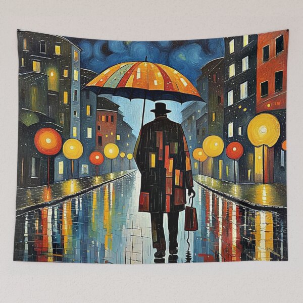 Item preview, Man under umbrella 2 designed and sold by George Hutton Hunter.