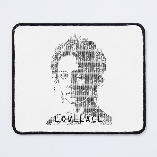 Item preview, Ada Lovelace Binary Computer Code Mathematician Portrait designed and sold by GrandeDuc.