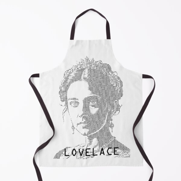 Item preview, Ada Lovelace Binary Computer Code Mathematician Portrait designed and sold by GrandeDuc.