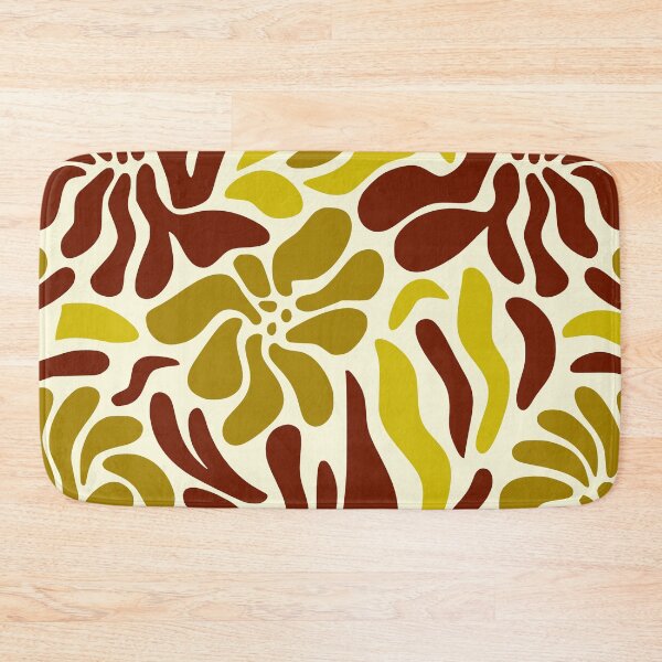 Item preview, Henri Matisse Flower Cut-Outs Yellows Mid-Century Boho Pattern designed and sold by chrisrivait.