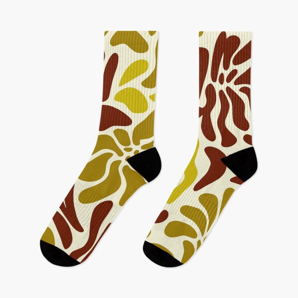 Item preview, Henri Matisse Flower Cut-Outs Yellows Mid-Century Boho Pattern designed and sold by chrisrivait.