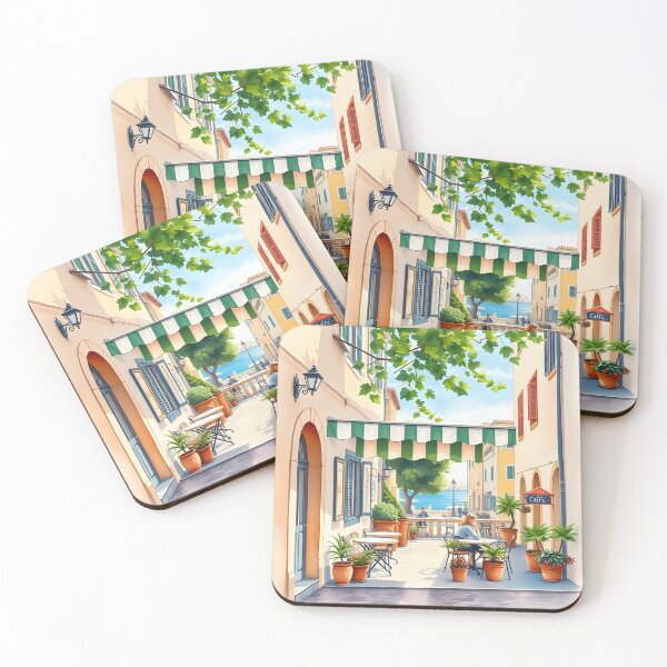 Item preview, Cagliari, Sardinia: Charming Old Town Café designed and sold by LSVart.