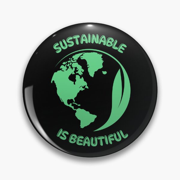 Item preview, sustainable is beautiful environmental art designed and sold by RedOrBlueIts4U.