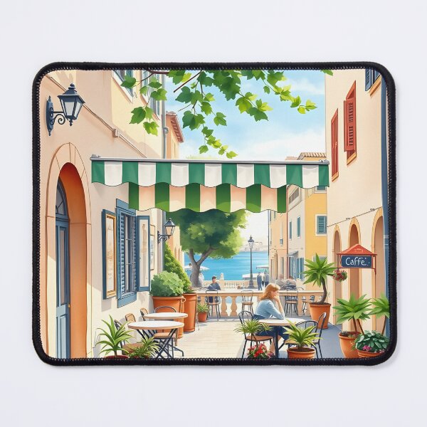 Item preview, Cagliari, Sardinia: Charming Old Town Café designed and sold by LSVart.