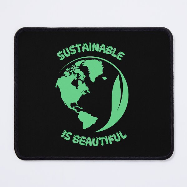 Item preview, sustainable is beautiful environmental art designed and sold by RedOrBlueIts4U.