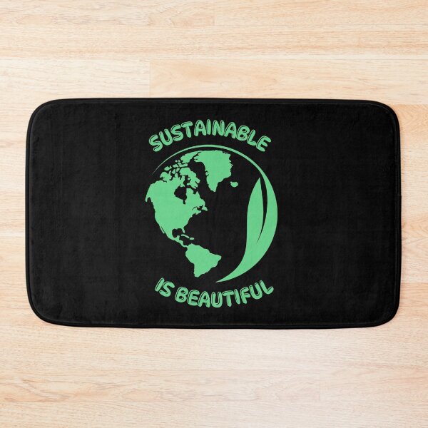 Item preview, sustainable is beautiful environmental art designed and sold by RedOrBlueIts4U.