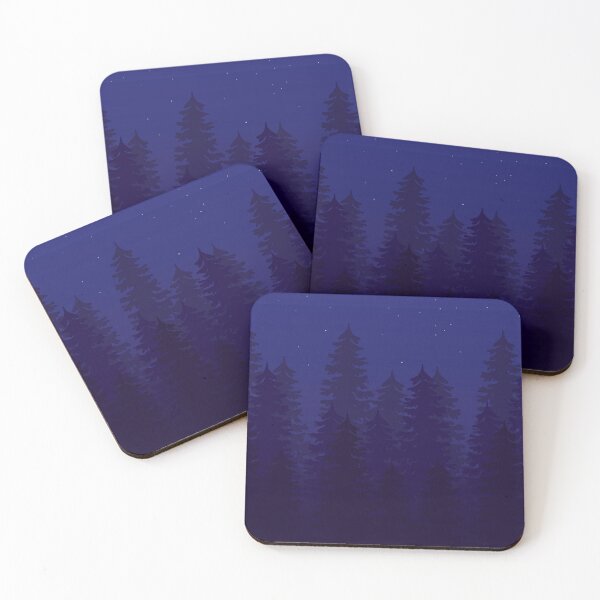 Item preview, Wall of Trees (blue & purple) designed and sold by ZAKODIAK.