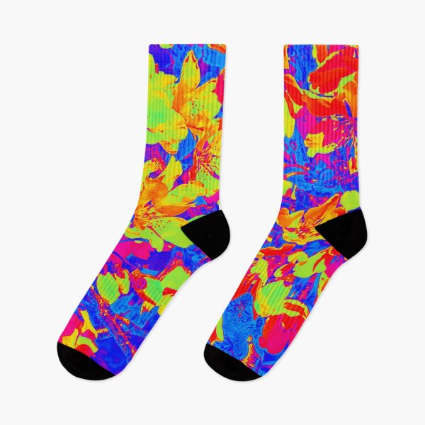 Item preview, Abstract Colorful Flipped Flowers 1 designed and sold by SXW Designs.