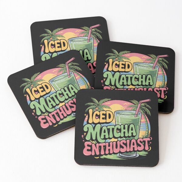 Item preview, Iced Matcha Enthusiast designed and sold by MadCatPrints.