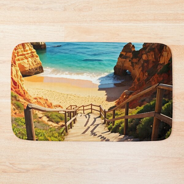 Item preview, Camilo Beach, Lagos: Turquoise Waters & Golden Cliffs designed and sold by LSVart.