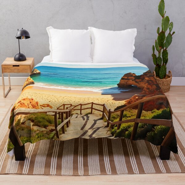 Item preview, Playa Camilo, Lagos: Aguas turquesas y acantilados dorados designed and sold by LSVart.