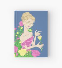 Dame in Rose Notizbuch