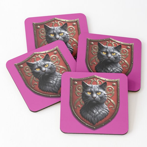 Item preview, BEAUTIFUL RUSSIAN BLUE CAT COAT OF ARMS (#CC3399) designed and sold by Marlon Oseguera.