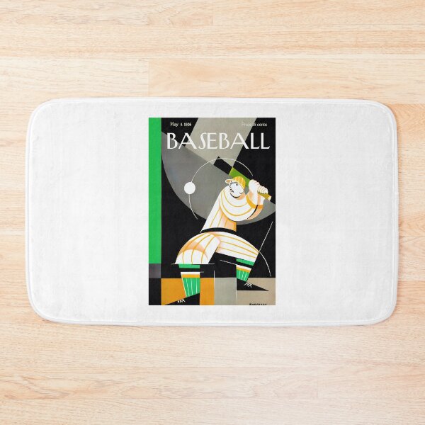 Item preview, Abstract Baseball Batter Mid Century Sport designed and sold by MidCenturyStore.