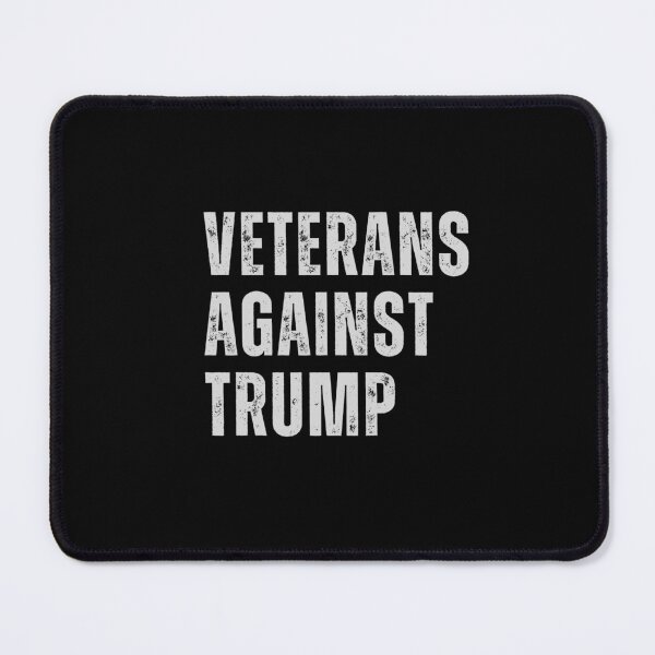 Item preview, Veterans Against Trump - Anti Trump Supporting wall decor designed and sold by CapriCreatives.