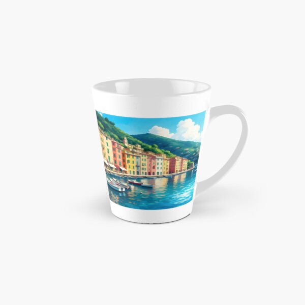 Item preview, Camogli Harbour: Colorful Reflections on Mediterranean Waters designed and sold by LSV-Art.