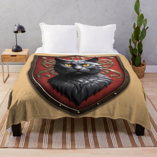 Item preview, BEAUTIFUL RUSSIAN BLUE CAT COAT OF ARMS (#E6B97F) designed and sold by Marlon Oseguera.