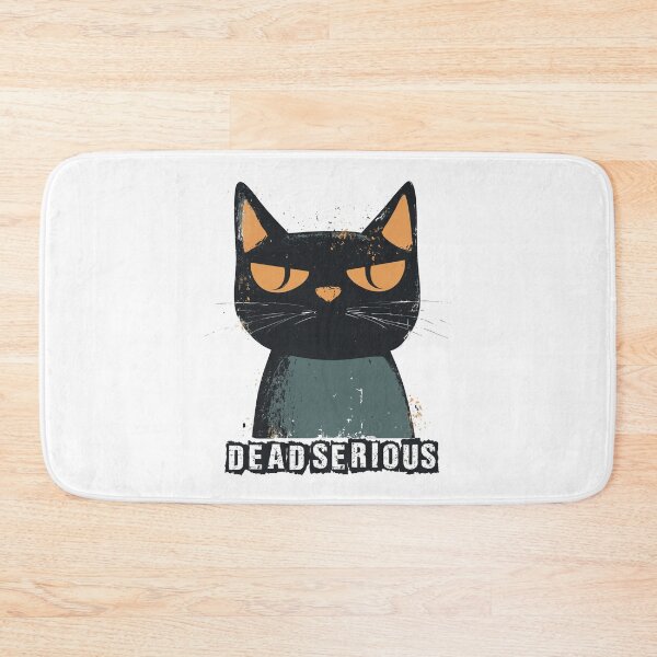 Item preview, Vintage Grunge Dead Serious Cat designed and sold by photosmatic.