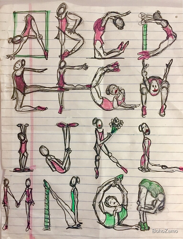 "Ballet + Alphabet = Balphabet. " By BohoZamo | Redbubble